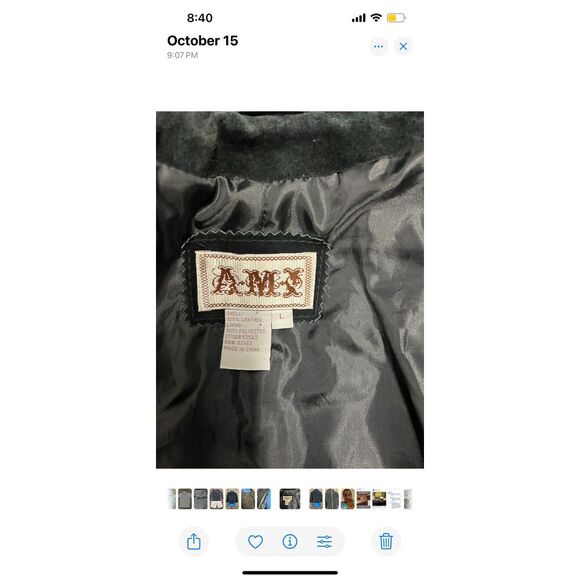 Vintage Style Black Velvet Cropped Jacket with Peter Pan Collar Evening Wear AMI - Picture 4 of 6